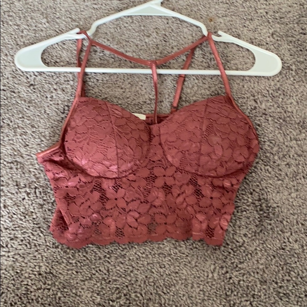 Mauve padded bralette